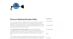 Desktop Screenshot of paradisevalleypowerwash.com