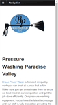 Mobile Screenshot of paradisevalleypowerwash.com