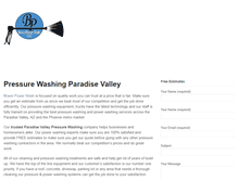 Tablet Screenshot of paradisevalleypowerwash.com
